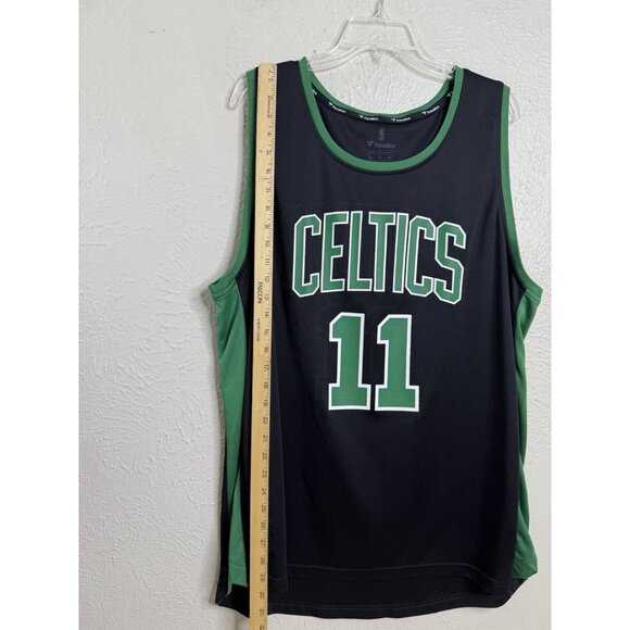Fanatics Men XL Celtics Irving #11 Black Jersey EUC - Picture 4 of 6